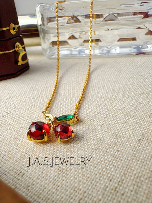 Cherry Sweet Necklace & Earrings