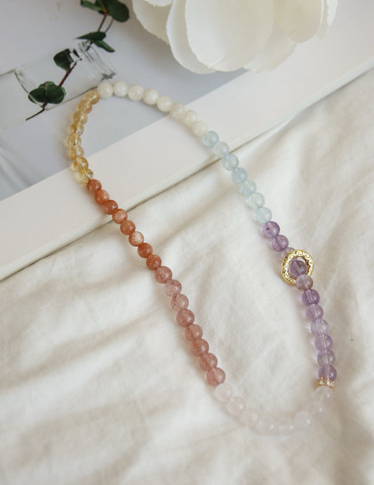 Multi-Gemstone Crystal Bracelet for Harmony