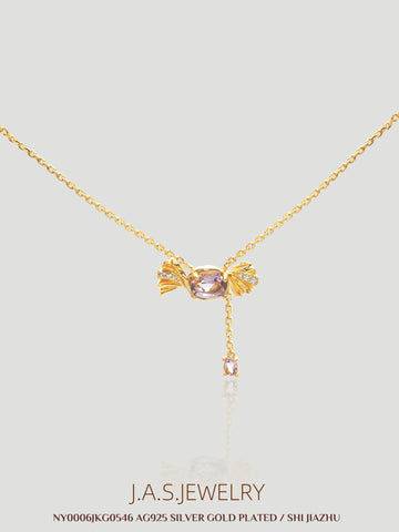 Fruit Candy Amethyst Necklace