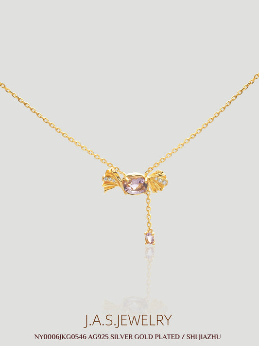 Fruit Candy Amethyst Necklace