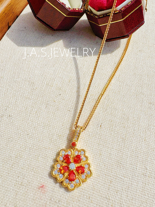 Bloom of Fortune Necklace, Earrings & Bracelets Set