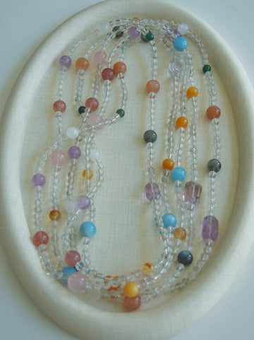 Snowfield Polar Day · Glacier Energy White Cystal Necklace