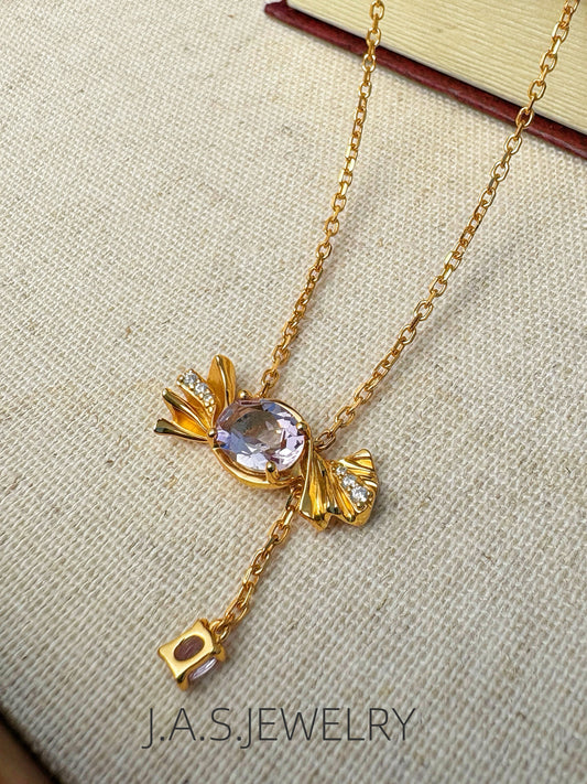 Fruit Candy Amethyst Necklace