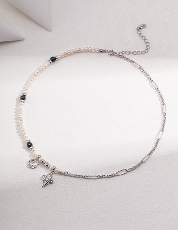 Star and Moon Design Series Necklace