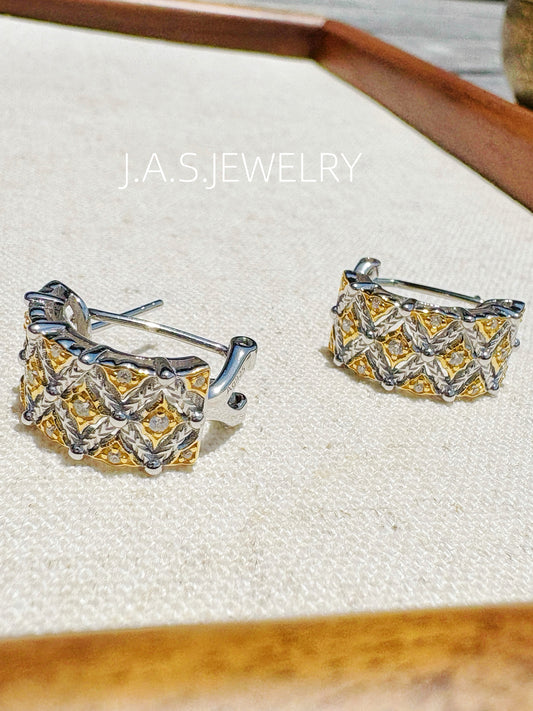 Lattice Glow Earrings
