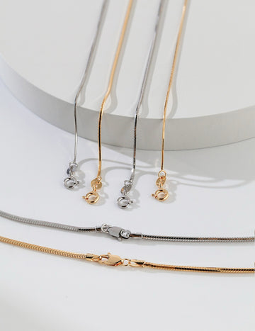 Sterling Silver Snake Chain Necklace