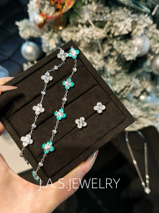 Luminous Grace Necklance Earrings & Bracelet Collection