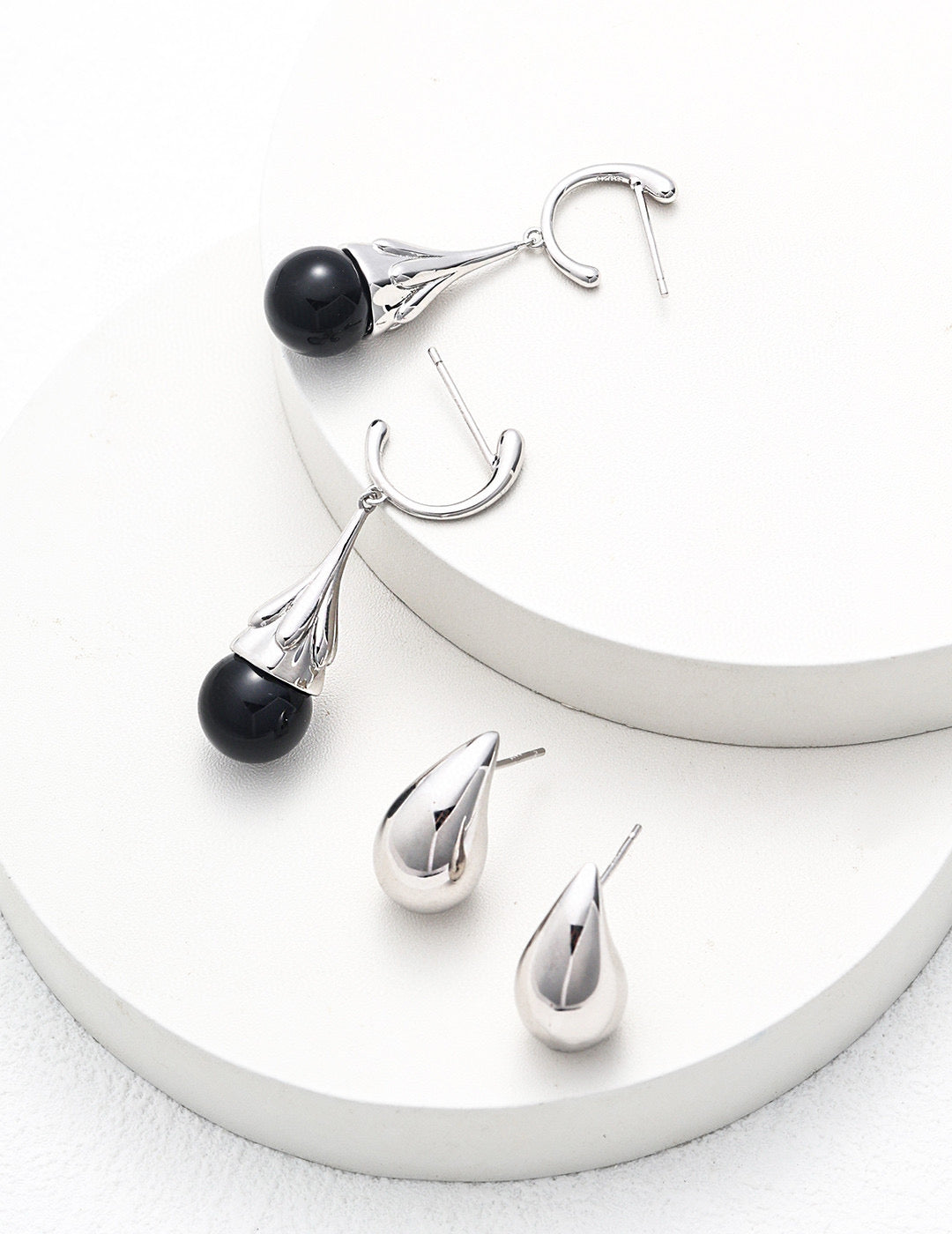 Sterling Silver Teardrop Earrings