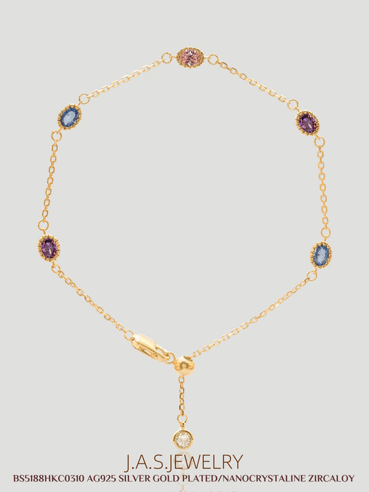 Rainbow Jelly Bean Bracelet