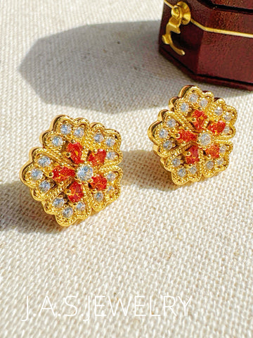 Bloom of Fortune Necklace, Earrings & Bracelets Set