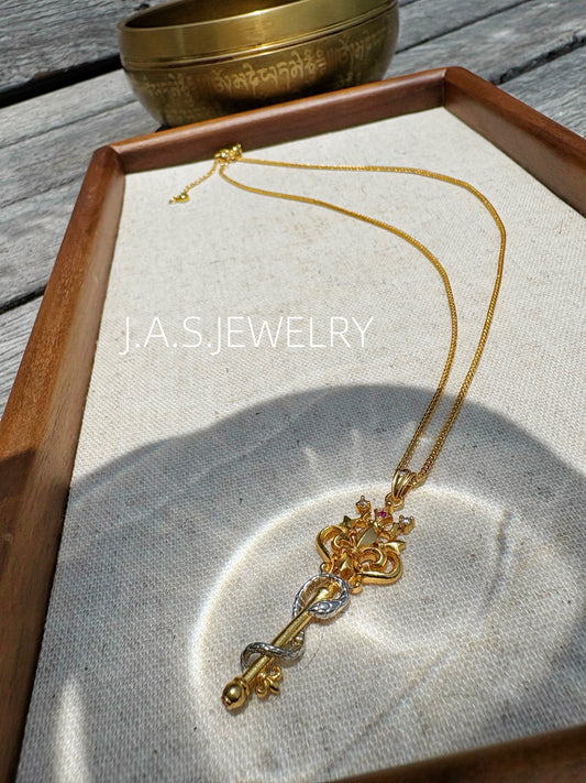 Serpent Key Necklace