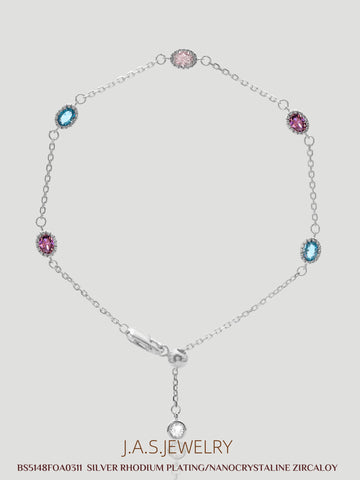 Rainbow Jelly Bean Bracelet