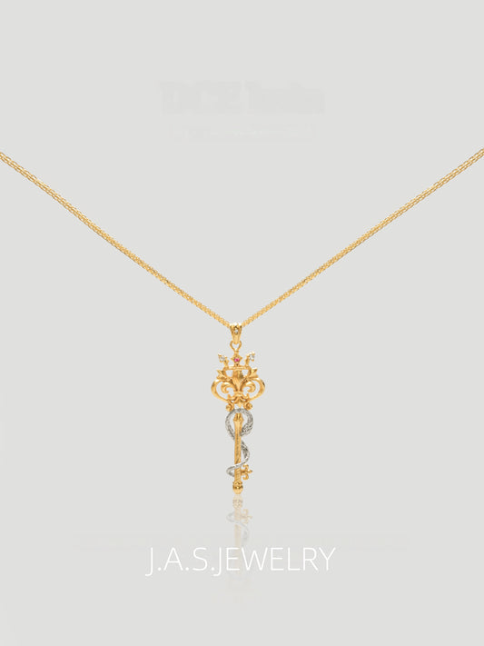 Serpent Key Necklace