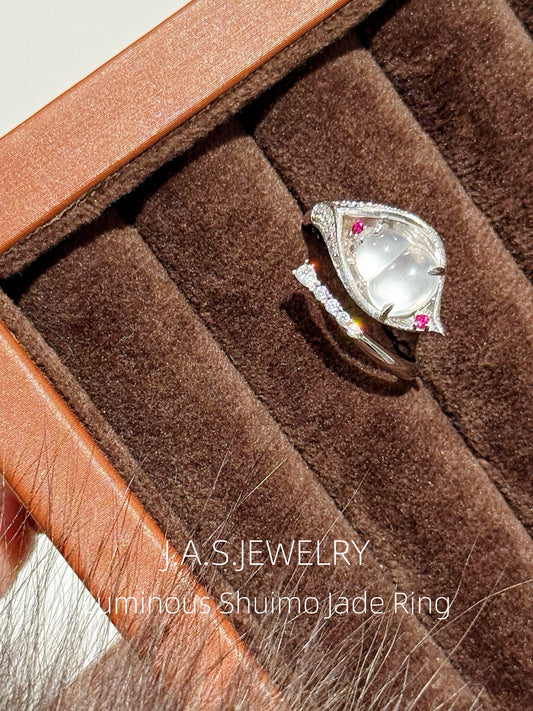Luminous Shuimo Jade Ring