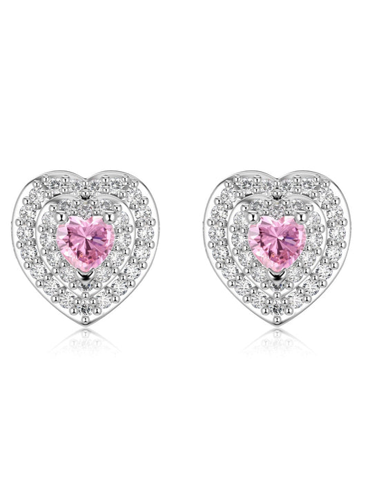 Heart’s Radiance Earrings & Ring