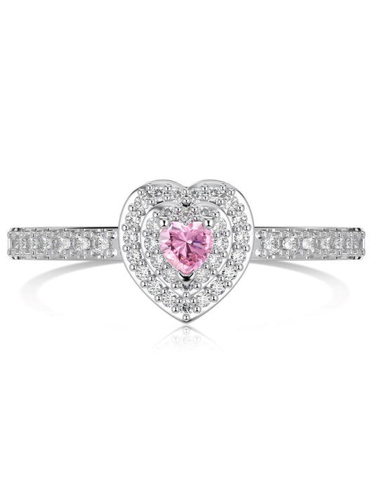 Heart’s Radiance Earrings & Ring