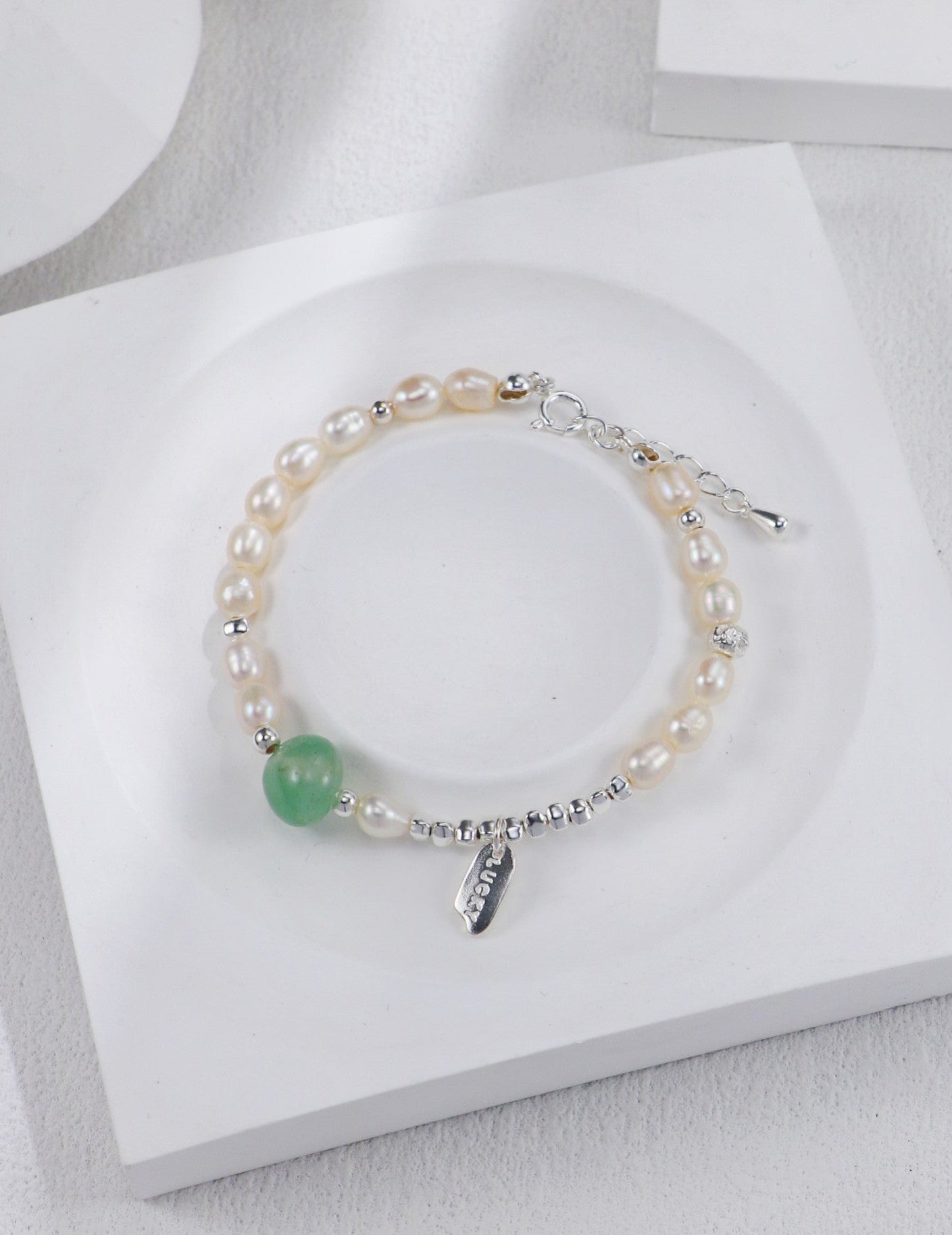 S925 Sterling Silver Pearl Bracelet